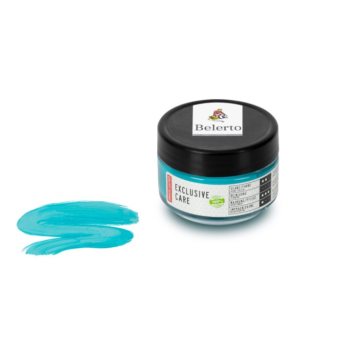 خرید آنلاین کرم مراقبت از چرم آبی فیروزه ای belerto کد 266